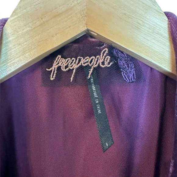 Free People Purple Velvet Blazer - Picture 6 of 12